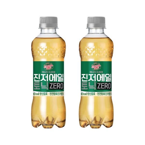 캐나다드라이 진저에일 토닉 제로 300ml 24입