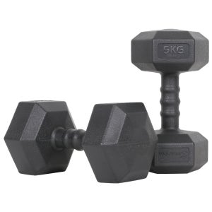 아이워너 맨즈 육각 아령 세트 5kg 2개 가성비 덤벨 헬스 홈짐
