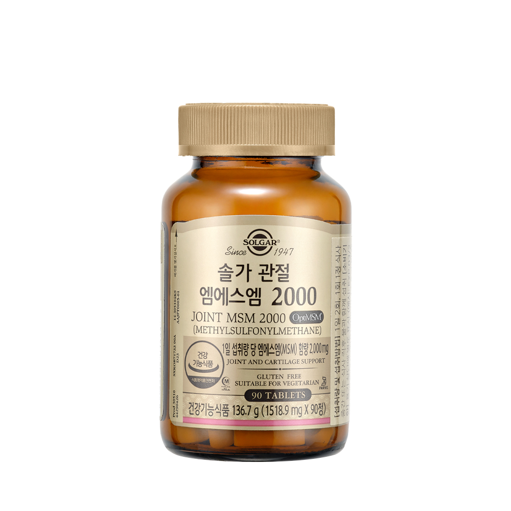 솔가 관절 엠에스엠 MSM 2000 90정, 1개