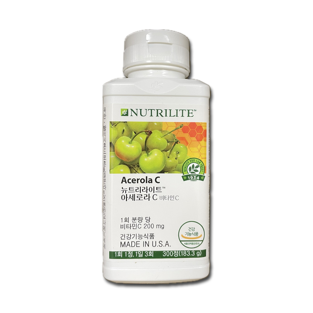 암웨이 아세로라 C 300정 비타민 뉴트리라이트