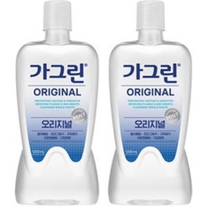가그린 오리지널 구강청결제, 1.2L, 2개