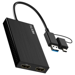 넥스트유 5322TCH-DUAL USB3.0 C/A to HDMI 듀얼 디스플레이 아답터