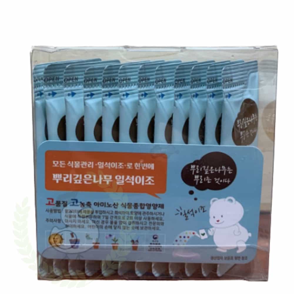 에포 뿌리깊은나무 5gx12포 실내 화분영양제 화초 식물 잎