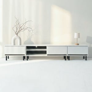 몬트디자인 베이직 2400 티비다이 TV 거실장 거실수납장 넓은거실장