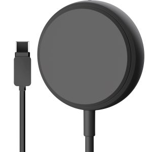 케이엠디자인 갤럭시워치 호환 무선 충전기 C타입 블랙