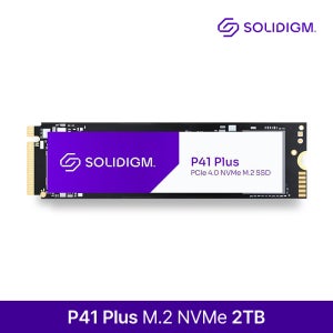 솔리다임 P41 PLUS M.2 NVMe 2TB 내장형SSD / M.2 (2280) / PCIe4.0x4