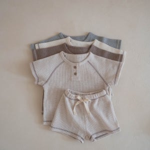 키즈피카부아임세트 여아 남아 유아 아기반팔상하의세트