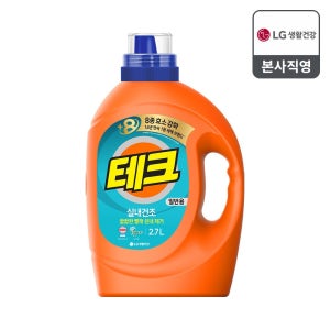 [일반]테크 실내건조 액체세제 용기 2.7L