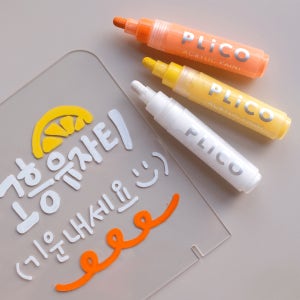 매장 굵은 흰색 화이트 유리용 창문 마카 펜