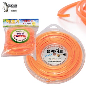 gardenpia 트리머라인 교체용 예초기 줄날 나일론커터 (사각/2.7mm) 예초기날
