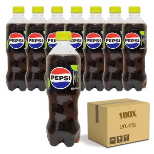 펩시 콜라 제로 라임 탄산음료 500ml X20개 업소용