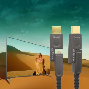 HDMI광케이블 분리형케이블 리피터 10M Micro HDMI