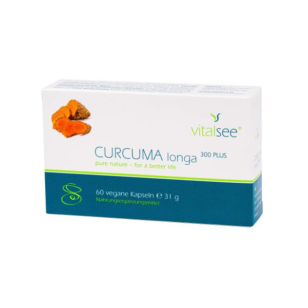 <b>독일</b>Vitalsee CURCUMA 롱가 300 PLUS 추출물, 60 캡슐 | 60일분 I 95% 순수 커큐민 &amp; 피페린 I <b>항염증</b> I 글루텐 프리 &amp; 유당 프리 |