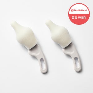 더블하트 젖꼭지솔 모유실감 3세대 젖꼭지 브러시 와이드형 2개
