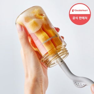 더블하트 젖병 솔 모유 실감 논스크래치 젖병 스펀지 브러시