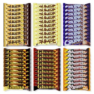 초코바 60개 세트 (인기초코바 6종 x 10개씩)