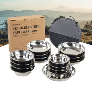 캠핑 그릇세트 캠핑용 식기 세트 17p