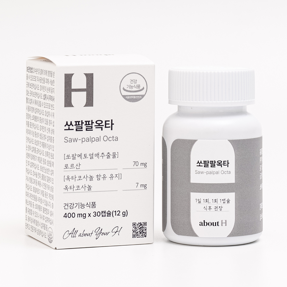 어바웃에이치 쏘팔팔옥타 400mg (30캡슐)