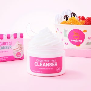 요아정 휩 팩클렌저 100ml 딸기 꿀 초코 토핑에센스