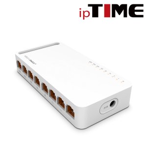 아이피타임, H708A 8포트 10/100Mbps 스위칭 허브