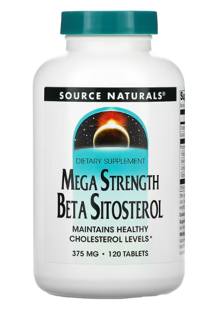 소스네츄럴 메가 스트랭스 <b>베타 시토스테롤</b> 120정 Mega Strength Beta Sitosterol