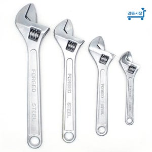 몽키 스패너 6 8 10 12 인치 4종 1세트 소 중 대 특대