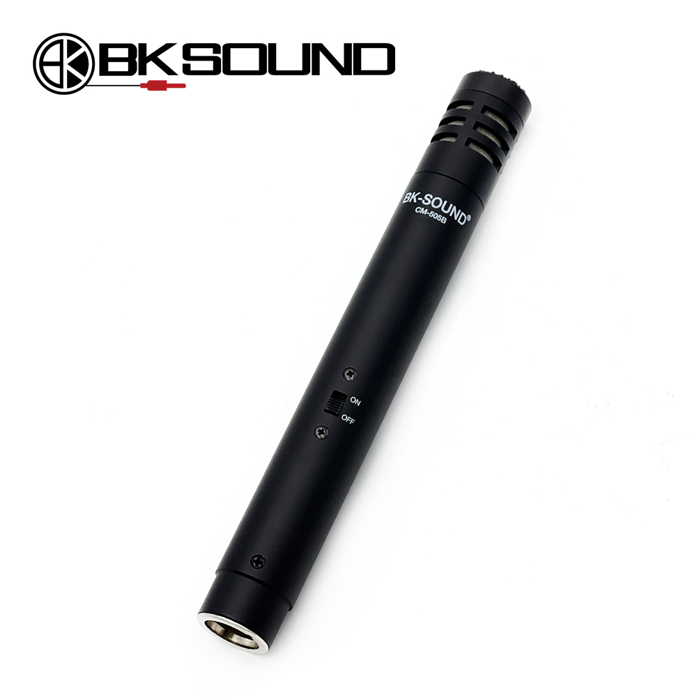 BKSOUND CM-505B 컨덴서마이크 합창단, 악기수음용 마이크 AA건전지사용