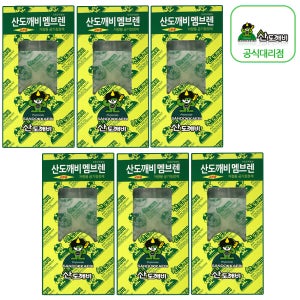 산도깨비 멤브렌 차량용 방향제 피톤치드, 6g, 6개