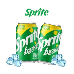 스프라이트 사이다 업소용 355ml 24캔 뚱캔 탄산음료