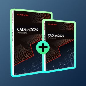 [1+1] CADian 2026 캐디안 Professional 최신버전 오토캐드 대안 영구라이선스