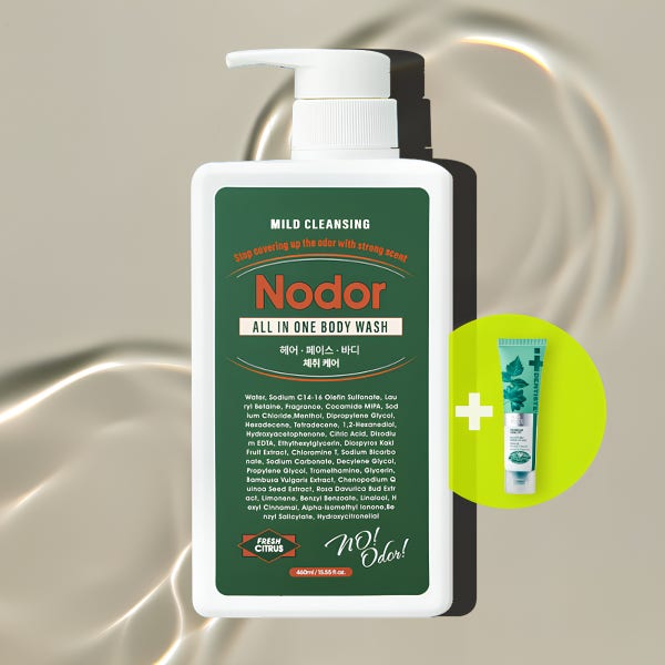 노도르 올인원 바디워시 460ml 체취제거 전신쿨링 바디클렌저