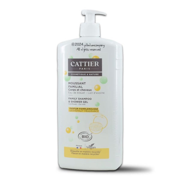 까띠에 케어워시 프랑스 패밀리 샴푸 & 샤워젤 올인원워시 1000ml