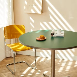 밀랑 블레블레 원형 카페 식탁 테이블 600 미드센츄리