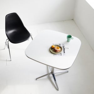 밀랑 뮤지 둥근사각형 카페 식탁 테이블 600 미드센츄리