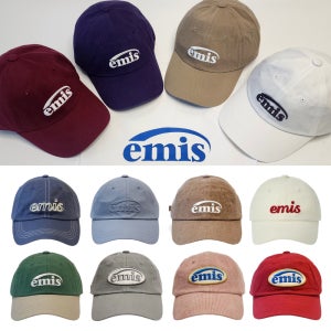 이미스 모자 뉴로고 와펜 데님 EMIS 대두 볼캡 연예인 야구 빅사이즈 남자