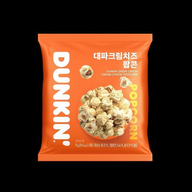던킨 대파크림치즈 팝콘 쏙쏙PACK 15g x 30개