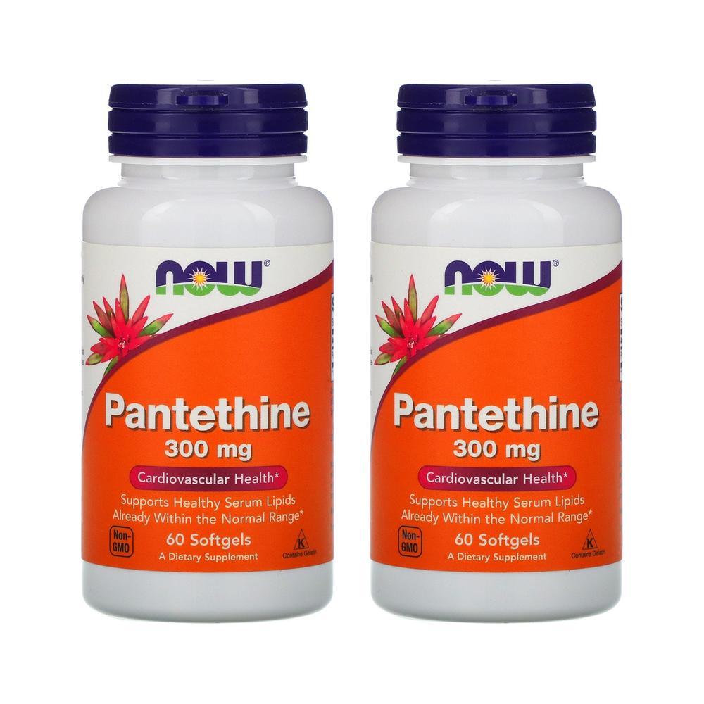 나우 푸드 판테틴 300mg <b>판테테인</b> 판토테인 고약사 판테토산 나우푸땡 판테인 2개