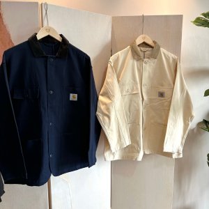 칼하트 남성 자켓 카고 포켓 루즈 코트 노무라 쿠니치 공동 브랜드 재킷