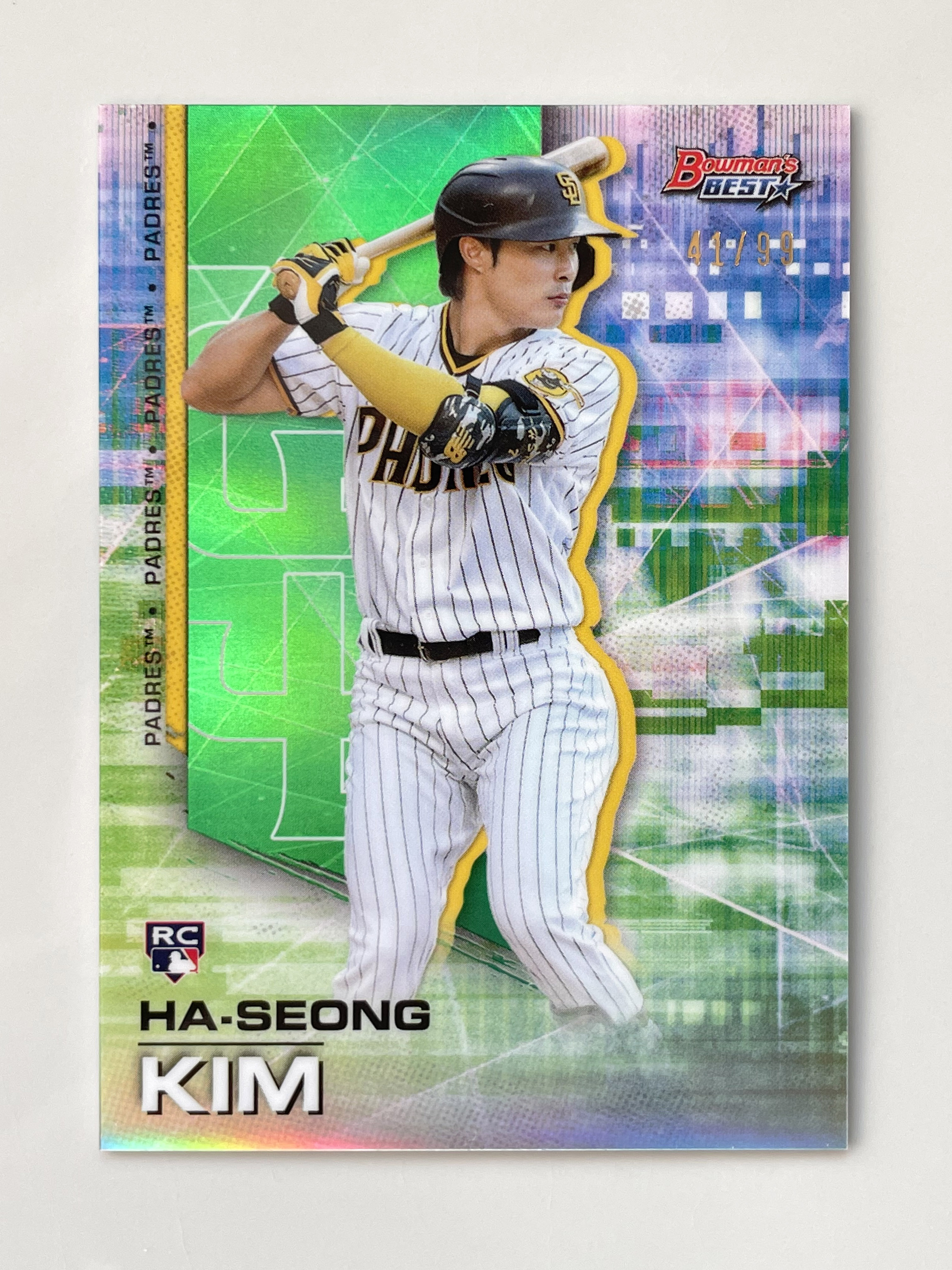 21 Bowman’s Best #94 Green Refractor RC /99 김하성