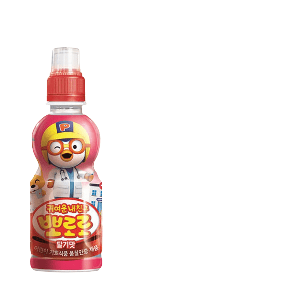 뽀로로 뽀로로주스 딸기 음료수 235ml PET 총24개