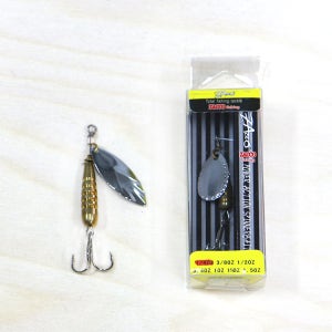 BNF 황동 스피너 베이트 메탈지그 스푼 대용 산천어 얼음낚시 루어미끼 1/2oz, 1개