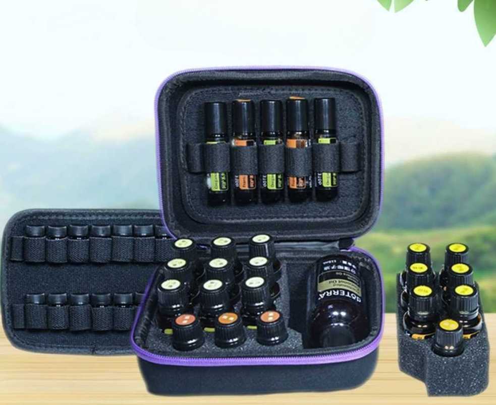 아로마 오일가방 에센셜 <b>도테라</b> 휴대용 충격<b>방지</b> 여행용