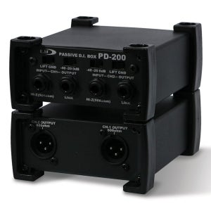 E&W PD-200 패시브 다이렉트 DI 박스 2채널