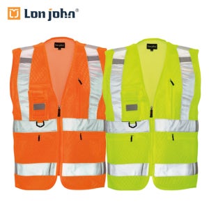 DY-2008B 반사조끼(천-2줄띠/형광노랑,형광주황)