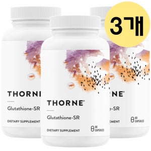 THORNE 쏜리서치 글루타치온 60캡슐 3병 Glutathione-SR