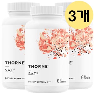 Thorne 쏜리서치 SAT 실리마린 아티초크 커큐민 밀크씨슬 60캡슐 3개