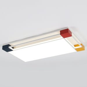 LED 에크모 직사각 거실등 130W 플리커프리 천장등 거실조명