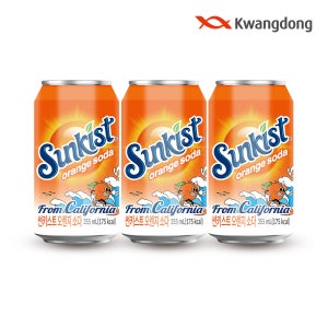 썬키스트 오렌지 355ml 48캔 외 3종