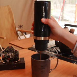 베스트그린 휴대용 커피머신 미니 블랙 캡슐커피 에스프레소