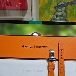 애플워치 에르메스 오랑쥬 킬림 디플로이먼트 스트랩 42mm